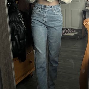 American Eagle mom straight jeans